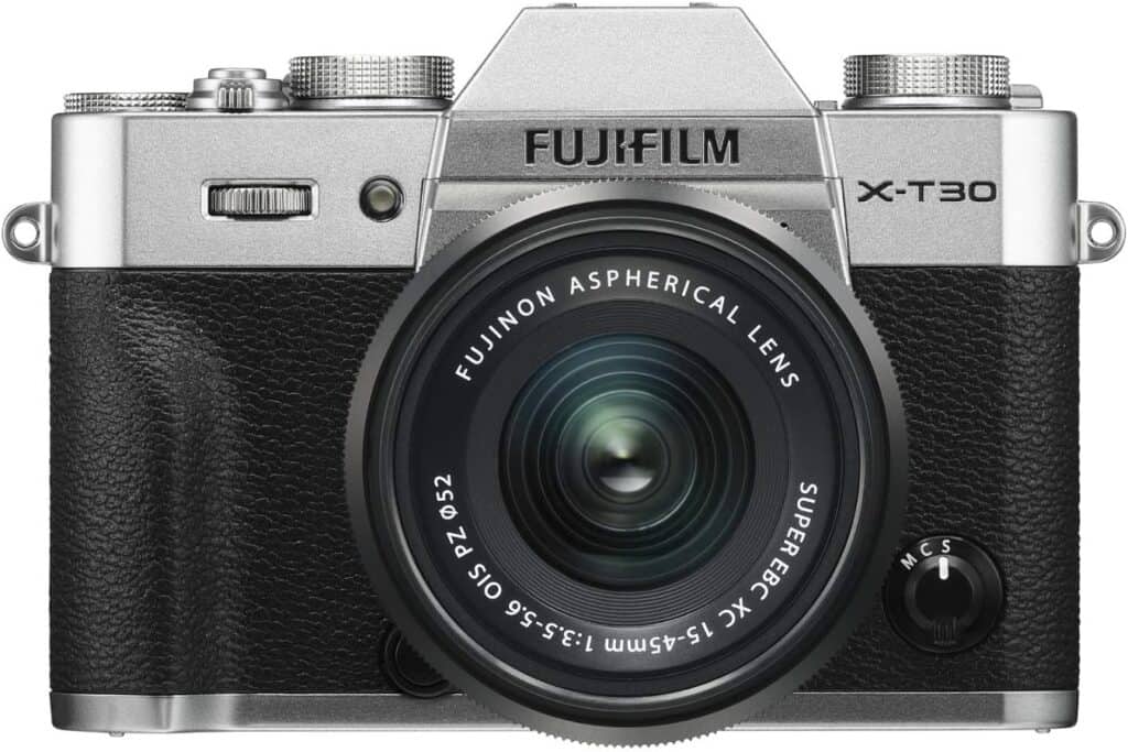 Top Digital Cameras for Photographers and Enthusiasts in 2025 Fujifilm X-T30 Mirrorless Digital Camera w/XC15-45mm Kit - Silver